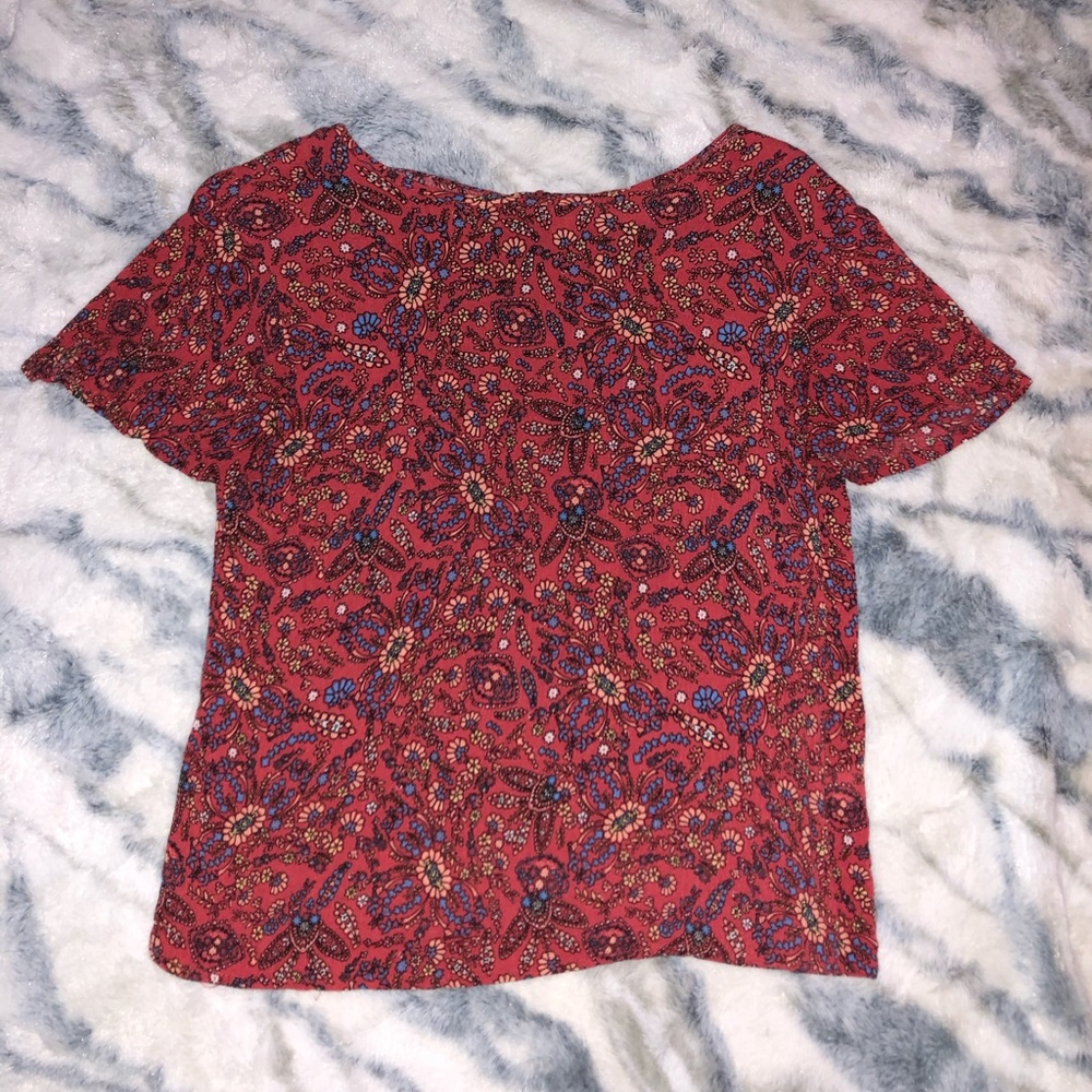 Pink Floral shirt